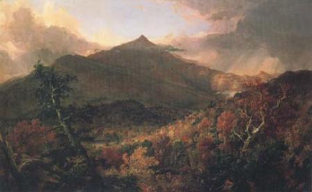 Thomas Cole Schroon Mountain,Adirondacks (mk13) France oil painting art
